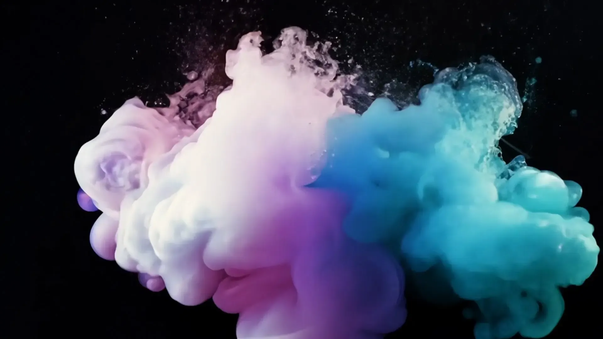 Vibrant Colored Smoke Clouds Overlay for Creative Video Edits